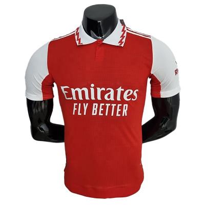 China New Season 22-23 Home Soccer Club Home Jersey Top Thai Version Player Version Quick Dry Breathable Red Shirt Football Top Thai Tank Tops for sale