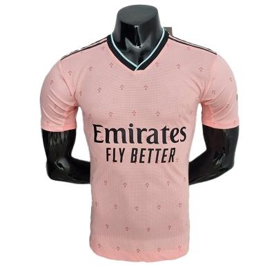 China New Season 22-23 Away Football Club Player Version Quick Dry Pink Shirt Thai Version Tank Top Quick Dry Top Thai Football Tank Tops for sale