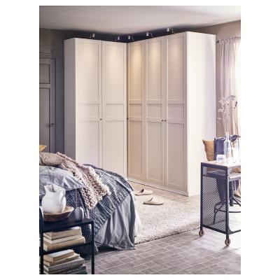 China (Others) Adjustable Home Furniture Customized Size Modern Wood Veneer Bedroom Furniture U Shaped Wardrobe for sale