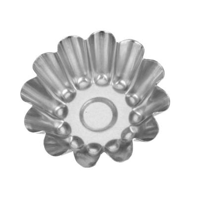 China Sustainable Baking Tools Whosale Fluted Design Round Shape Non-Stick Aluminum Tart Mold & Mini Pie Tin for sale