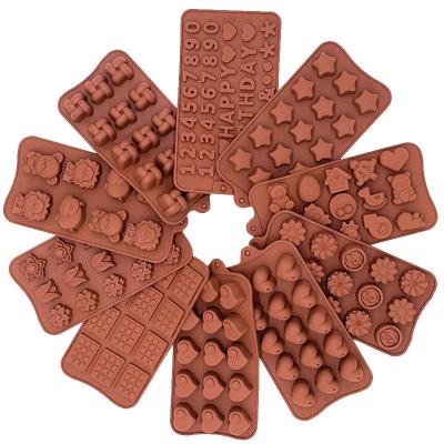 China Sustainable DIY Chocolate Mold Food Grade Chocolate Mold For Valentine's Day Hot Sale 3d Chocolate Mold For Making Cookies for sale