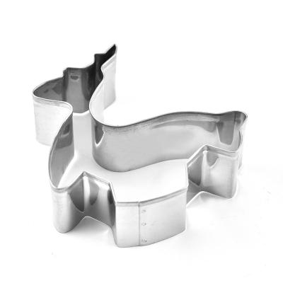 China 8 PCS Sustainable Set Metal Cookie Mold Stainless Steel Christmas Cookie Cutter Set for sale