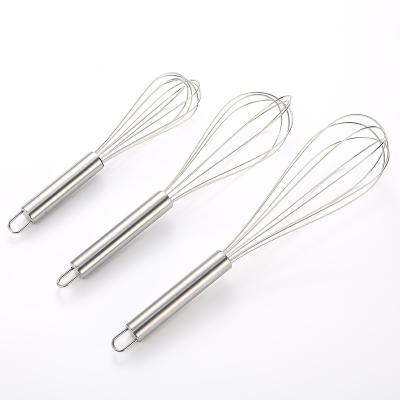 China Viable Wholesale Egg Beater Eco-friendly Stainless Handle Egg Beaters Kitchen Tableware Stainless Custom Color Egg Beater for sale