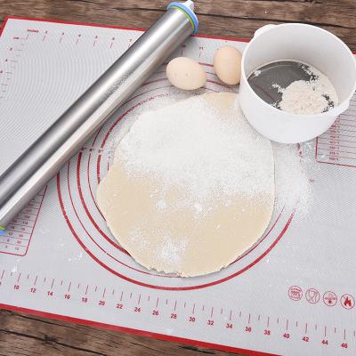 China Viable Factory Direct Supply Baking Tools Tools Non-Stick Silicone Pastry Baking Mat With Measuring Scale for sale