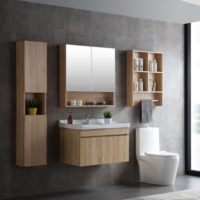 China Modern hot sale cheap plywood bathroom vanity/bathroom cabinet WTS001-80 for sale