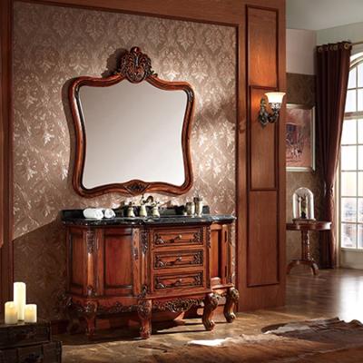 China Antique foshan made luxury royal handcrafted bathroom vanity for sale