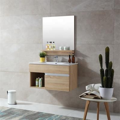 China Modern Design E1 Grade Eco-Friend Modern Single Plywood Bathroom Vanity WTS002 for sale