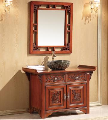 China CLASSIC Traditional Chinese Style Bathroom Cabinet Bathroom Vanity WTS809 for sale