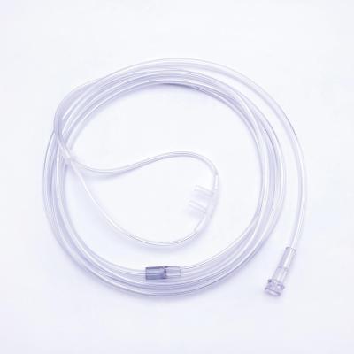 China Medical Grade PVC/PP/PE/ABS Medical Injection Technology Nasal Cannula With 7ft Supply Tubing for sale