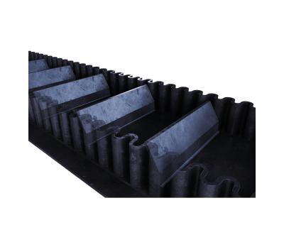 China Wear Resistant Steep Angle Conveyor Belt High Angle Conveyor System for sale