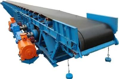 China Maximum Conveying Length 11km Fixed Tripper Belt Conveyor System For Bulk Material Transportation à venda