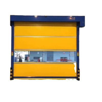 China Modern PVC Plastic Fabric Fast Rolling Up High Speed ​​Shutter Door for sale