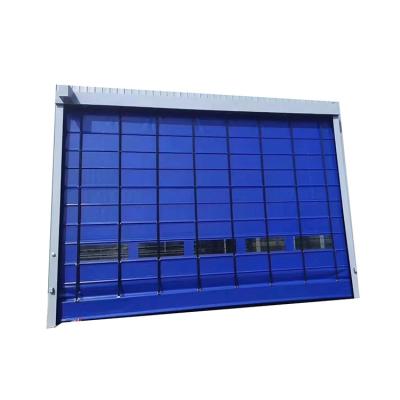 China High Cycle Using Application Support Bonded Warehouse Insulation Interior Metal High Speed ​​Stacking PVC Speed ​​Door for sale