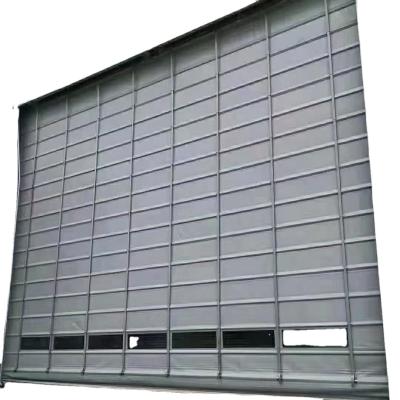 China High Cycle Using Factory Application Quick Roll Up Flexible Shutter High Speed ​​PVC Stacking Doors for sale