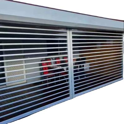 China Transparent waterproof polycarbonate roller shutter door for sale