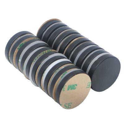 China Industrial Magnet Premium Quality Round Power Neodymium Black Epoxy Coated Strong Magnet for sale