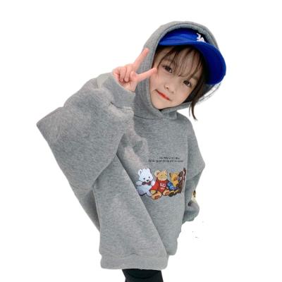 China Soft Chinese Wholesale Hoodie Jacket Kids Texture Children's Hoodie With Bears for sale