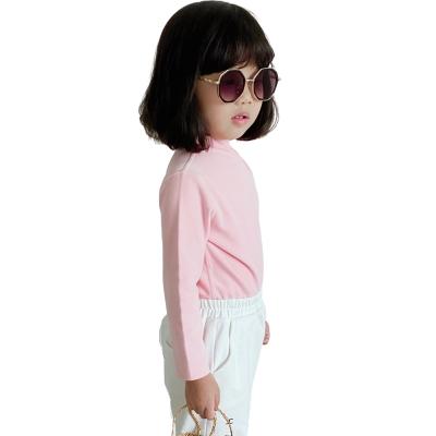 China Long Sleeve Soft Quality Kid Shirt Soft Guaranteed Shirts For Girls Kids for sale