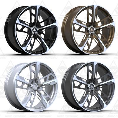 China Sports Style WOA FORGED Custom Wheels Aluminum Alloy 17 Spinning 6061-T6 Wheel 18 19 20 21 22 Inch For Cars Modification For Porsche for sale