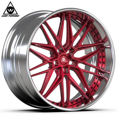 China Posture Style Factory Directly Sell Forged Aluminum Alloy Wheels 2 Pieces 3 Pieces Forged Wheels for sale