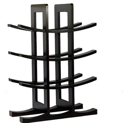 China 9 Bottle Sustainable Rectangle Display Wine Rack Hanging Metal for sale