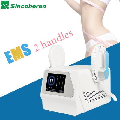 China Portable Weight Loss EMS Muscle Stimulator Machine 2 Handles Sinco EMSlim RF Neo Body Sculpting Machine for sale