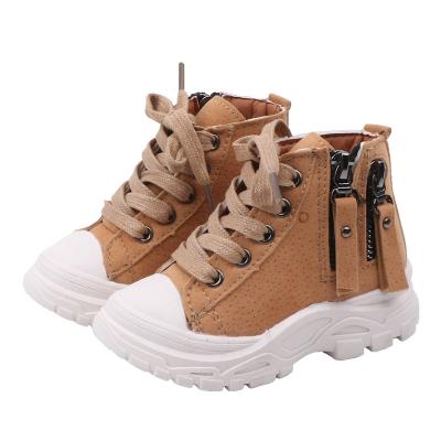 China 2021 Custom New Fashion Girls Deodorization Martin Winter Fall Children Boys Boots Simple Short Non-slip Rubber Shoes 'S Boots for sale