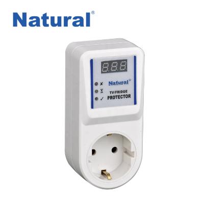 China Other PC 7A 10A 13A TV Automatic Voltage Protector PC 7A 10A 13A TV Brand EU Brand Flame Retardant Natural Type Volt Protector for sale