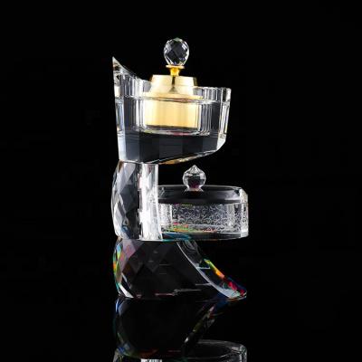 China New Luxury Arabic Crystal Incense Mubkhar Burner Home Decoration Indian Incense for sale