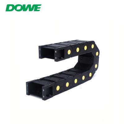 China H35x100 Enclosed Towline Yellow Strength Electric CNC Machine Nylon Cable Tow Chain for sale