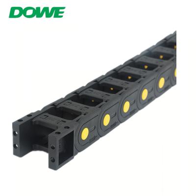 China Domestic Product Bridge Type H65 Yellow Dot Reinforced Series Plastic Drag Chain for sale