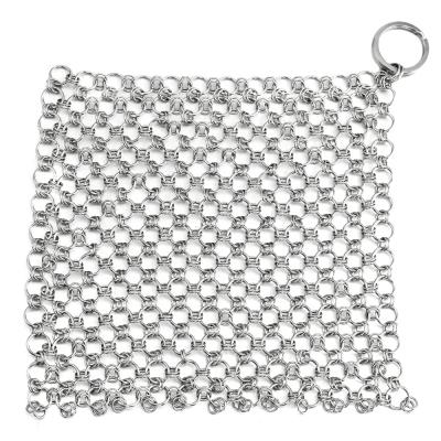 China Sustainable Hot Sale 7*7 Chain Cleaner Stainless Steel Scrubber for sale