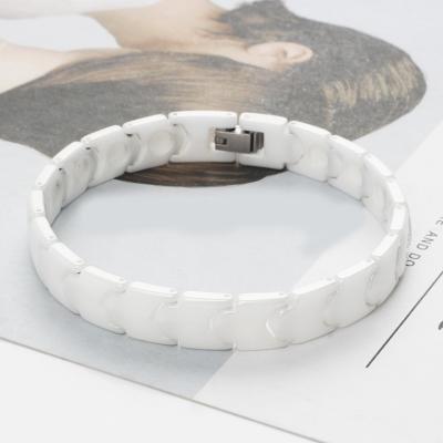 China BOHEMIA OUMI Fashion High Quality White Ceramic Bracelet Wholesale for Women and Men for sale