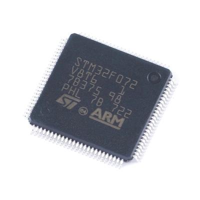 China Automotive Electronics FLYCHIP New and Original IC CHIPS STM32F072V8T6 LQFP-100 ARM Cortex-M0 32-bit microcontroller-MCU Electronic components for sale