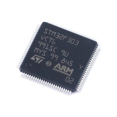 China Automotive Electronics FLYCHIP New and Original IC CHIPS  STM32F303VCT6 LQFP-100 ARM Cortex-M4 32-bit microcontroller-MCU Electronic components for sale