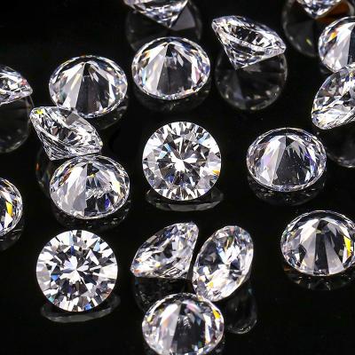 China High Quality White CZ 1.5mm Loose Gems Firelk 5A Zircon Firelk 5A Round Color Set Or Stone Used For Jewelry Inlay for sale