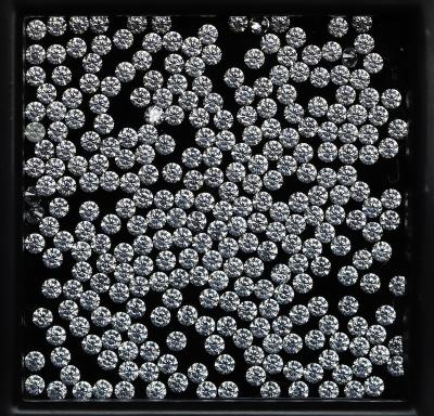 China Factory Round 3A Color Set Fire Cut Zircon High Quality White CZ Shiny 1-3mm Loose Gems Loose Stone Used For Jewelry Inlay for sale