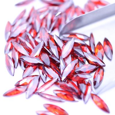 China Fire Wholesale 3A Quality Various Color Set Or Marquis Crushed CZ Loose Gems Cut Zircon Stone Used For Jewelry Inlay for sale