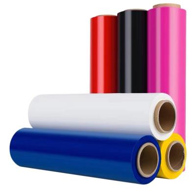 China Hot Selling Pe Cornstarch Stretch Film Roll Moisture Proof Stretch Film Pre Stretch Film for sale