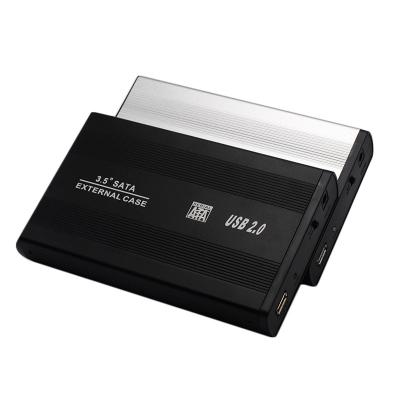 China Hot Selling 3.5 Inch USB2.0 SATA SSD HDD Hard Drive Enclosure Aluminum External Disk Case for PC hdd for sale