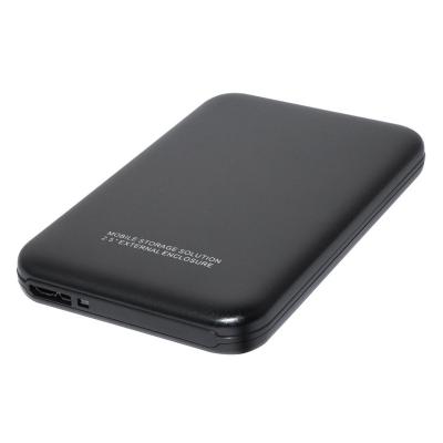 China Portable Server Plastic Shell External Storage 2.5 Inch Hard Disk Drive Adapter External Enclosure for sale