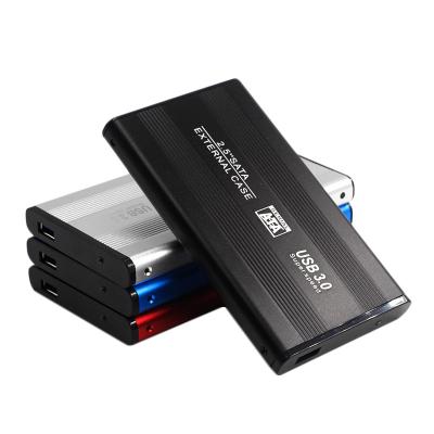 China Aluminum External USB 3.0 HDD Hard Drive Enclosure 2.5 Inch SATA Mobile SSD Disk Box Enclosures Hard Drive Hdd Cart For Windows /Mac OS laptop hard for sale