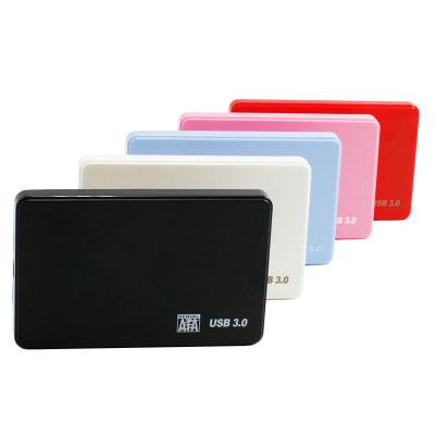 China Plastic USB3.0 Inch External HDD And SSD Enclosure 2.5 SATA Plastic Case Housing 7mm 9.5mm Tools Free for sale