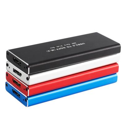 China Aluminum M.2 NGFF USB3.0 To Type 2280 2260 Through 2242 SSD Case M.2 NGFF Based SSD Enclosure for sale