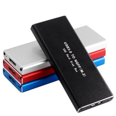 China Aluminum M.2 Ngff Usb3.0 To SSD 2230 2242 2260 2280 Aluminum Case Hard Disk Drive Enclosure for sale