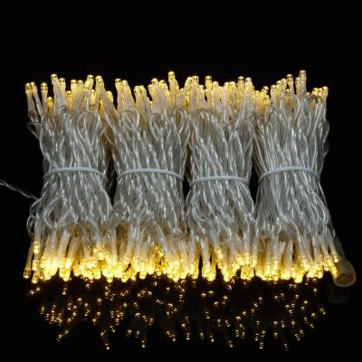 China Home Wedding Party Garden Window String Lights Gold Light Curtain White Background Wedding Hall Decorate Used For Wedding Event Girl Bedroom Decoration for sale