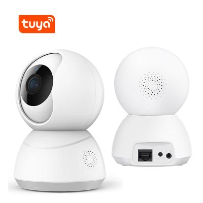 China Suport Alexa and Google Home Tuya Mini Home Security Wireless Wifi 360 Degree Auto View Motion Tracking Smart Camera for sale