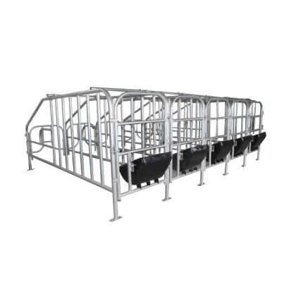 China Wholesale Price Farms Silver Anti Rust Farm Equipment Cages Galvanized Pig Farm Equipment for sale