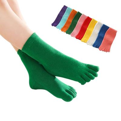 China Children's Color Farm Socks Simple Support Customization Breathable Cotton Big Toe Split Socks for sale