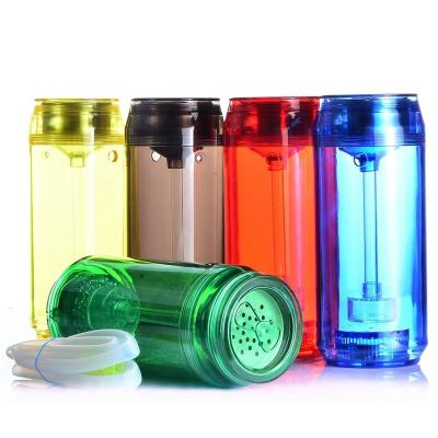 China New Style Portable Hookahs Shisha Bottle With Hose Hookah LED Light Acrylic Material Smoking Accessories for sale